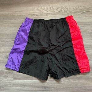 90s Colorblock Swim Trunks